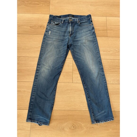 Lucky Brand Men's Denim Jeans Straight Leg Medium Wash Size W 34 L 30 - Picture 1 of 10